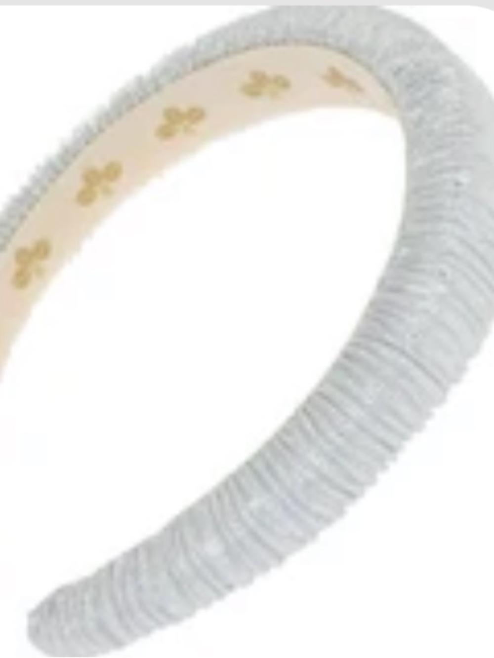 France Luxe Padded Light Gray Wrapped Headband - Women Accessories! NWT!
